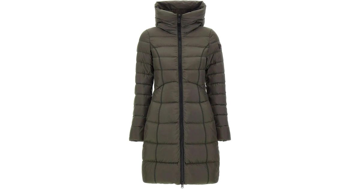 Levaria Peuterey Levaria Mqn 02 Zip-Up Coat in Grey | Lyst UK