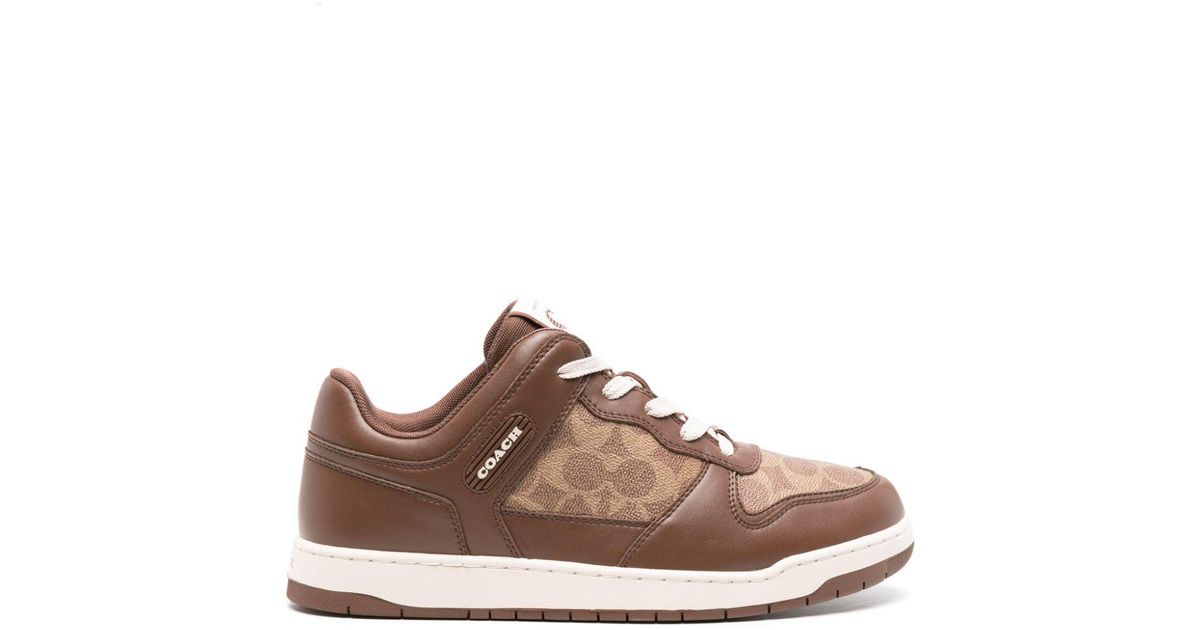 Coach hotsell logo sneakers