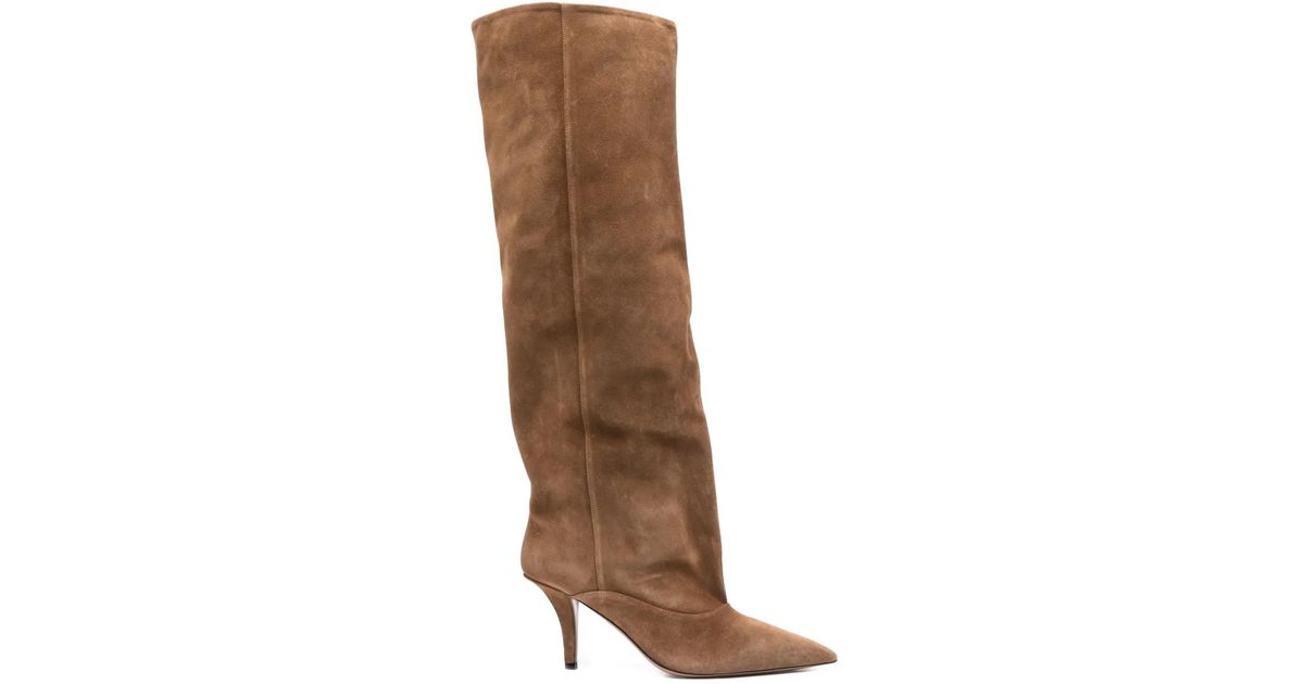 Wishbone Ines Boot Paris Texas Ines Reverse Midcalf Boot T. 7,5 in Brown | Lyst
