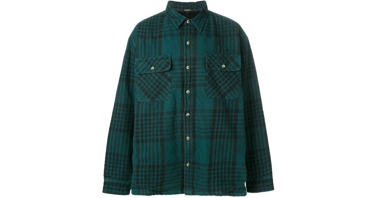 yeezy season flannel