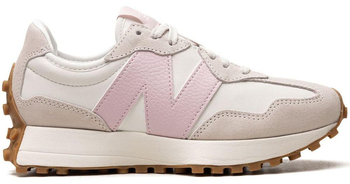 New Balance 327 "moonbeam/december Sky" Sneakers in Pink Lyst