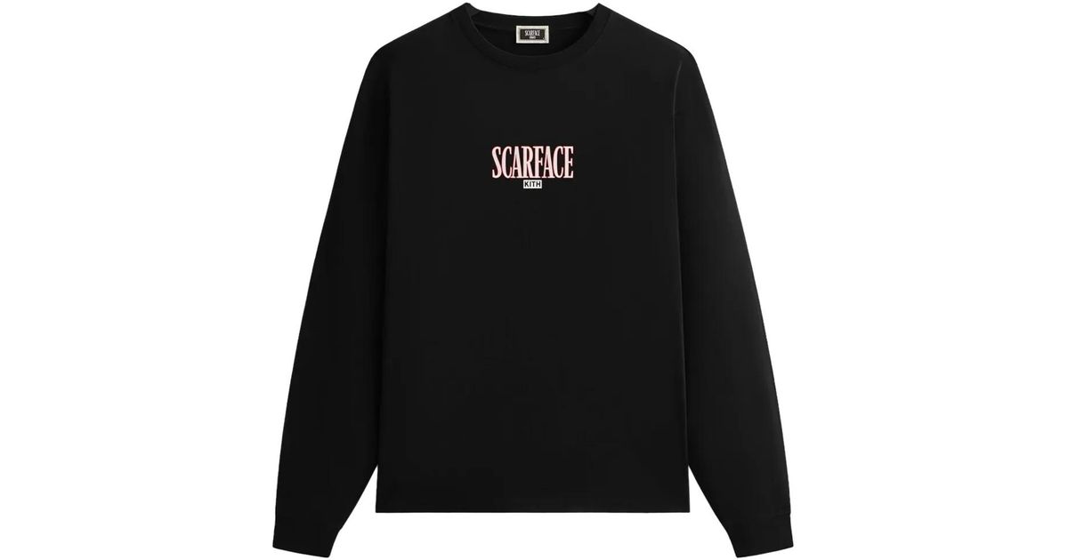 Kith X Scarface Tony Montana Long-Sleeves Top in Black for Men | Lyst