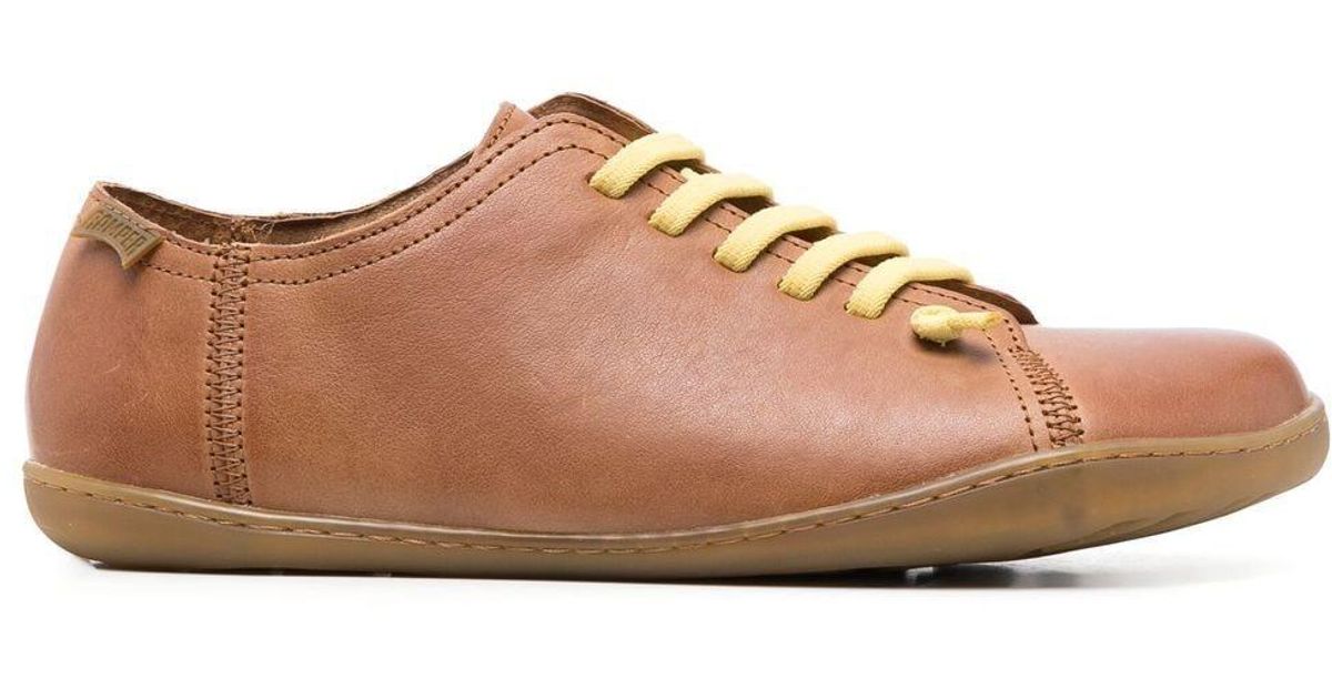 Camper Peu Cami Leather Sneakers in Brown for Men | Lyst