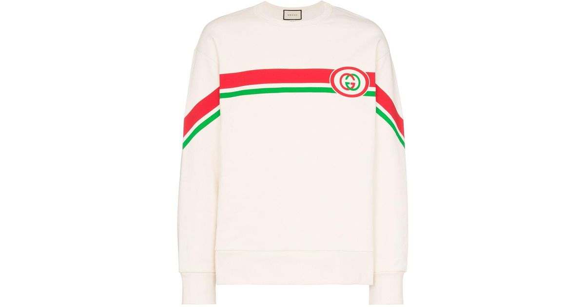 gucci sweatshirt stripe