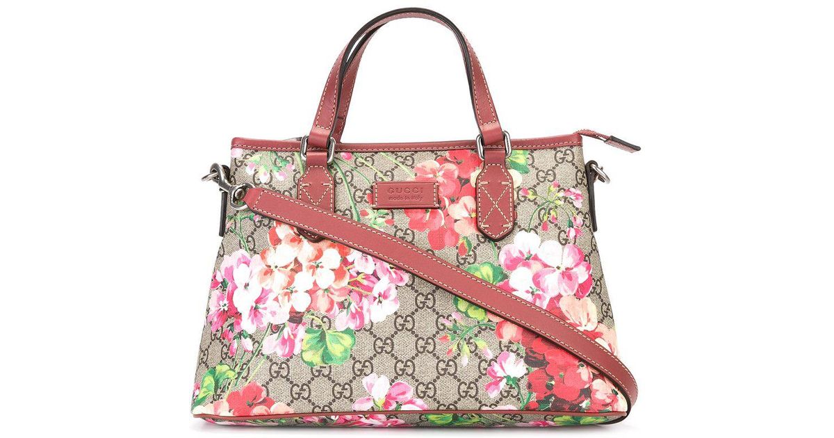 gucci floral print bag