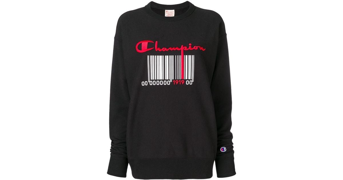 champion barcode sweater