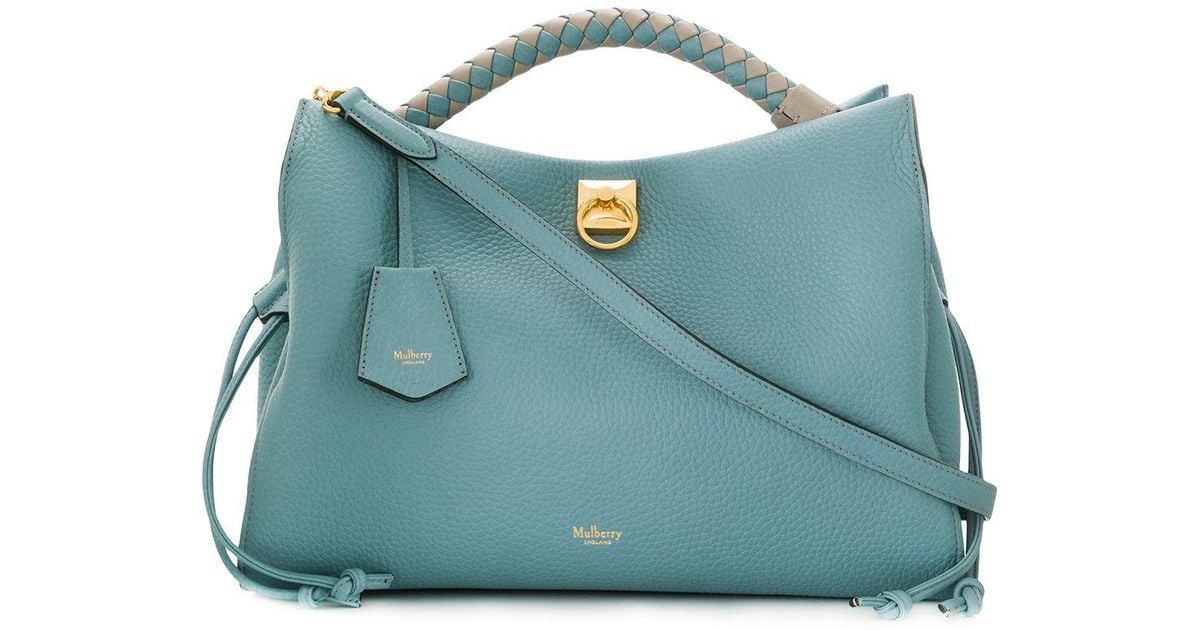 Mulberry Iris Heavy Grain Tote Bag in Green Lyst UK