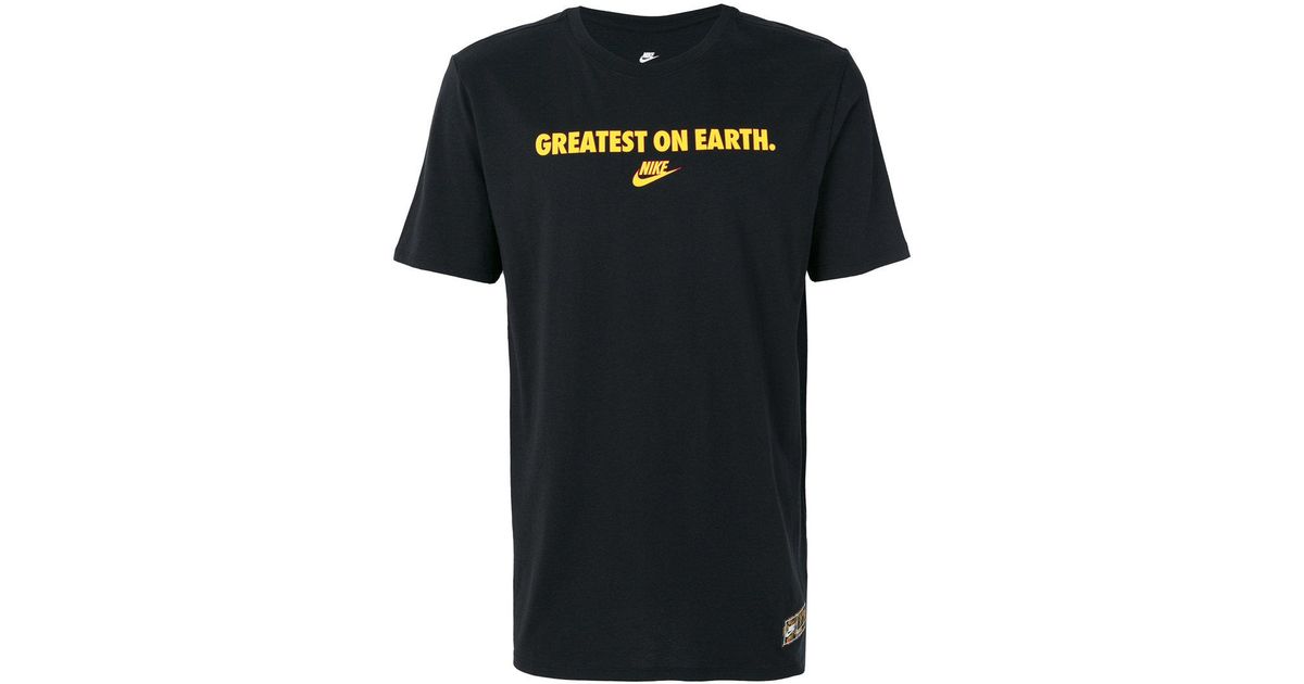 Nike Greatest On Earth T-shirt in Black for Men | Lyst Canada