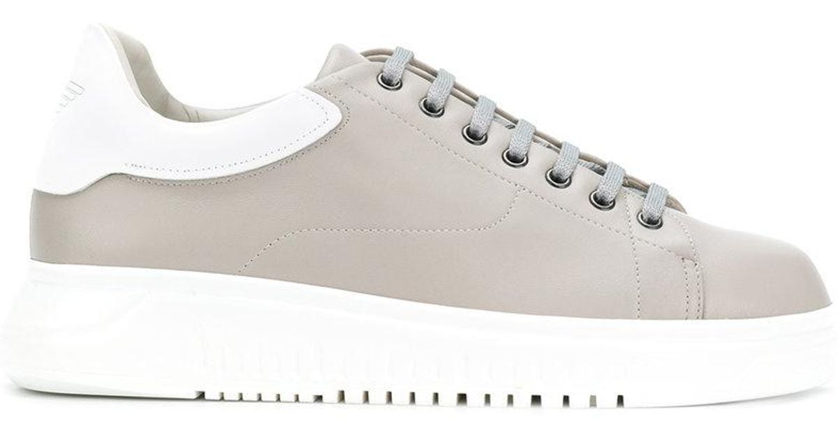 armani lace up sneakers