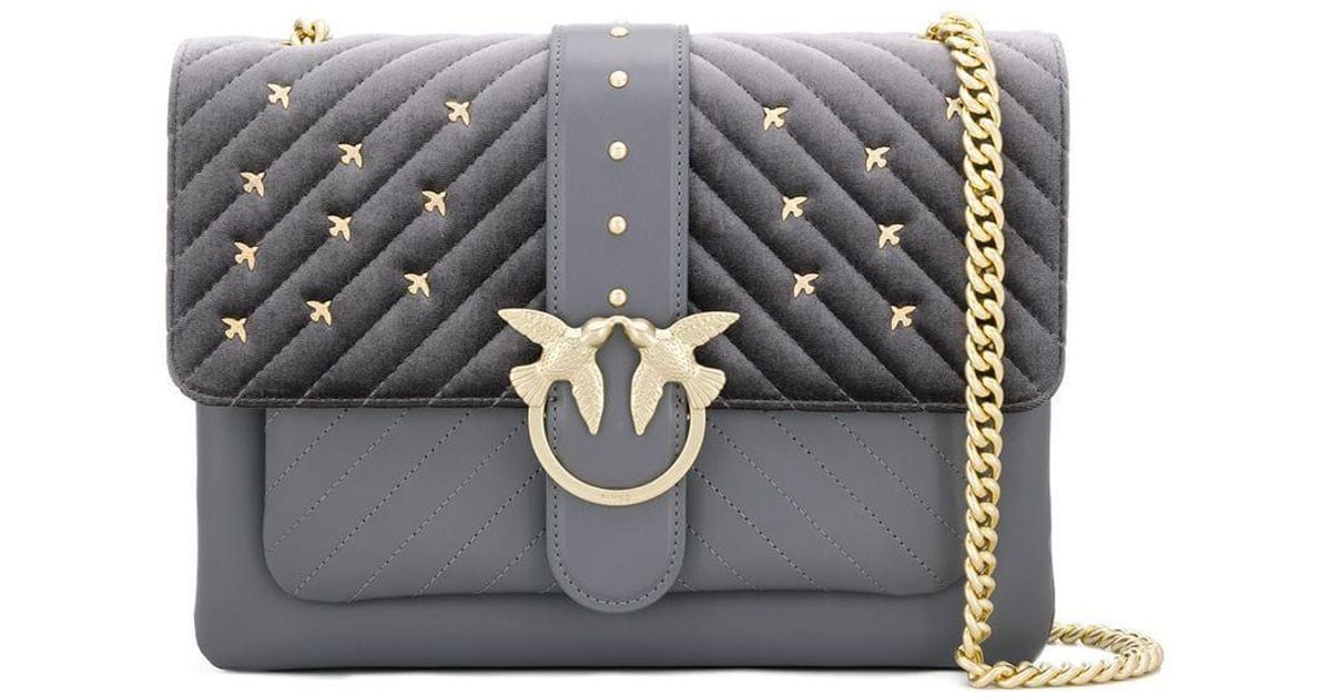 pinko grey bag