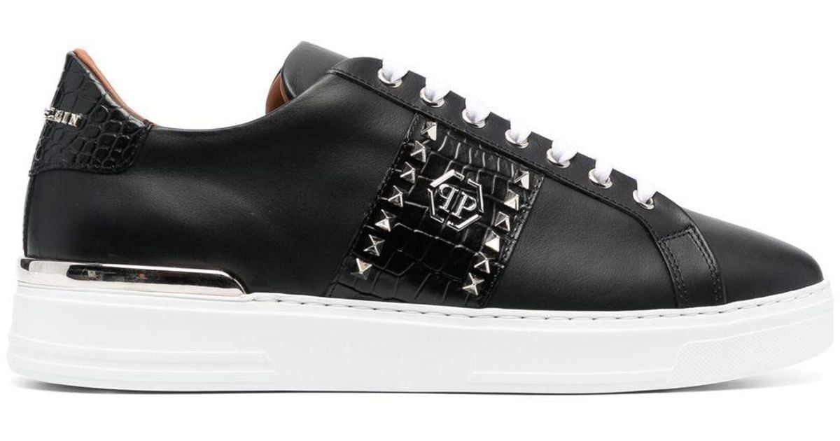 Philipp Plein The Plein Original Tm Low-top Sneakers in Black for Men ...