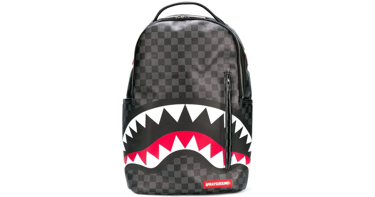 Sprayground Synthetic Sharks In Paris Backpack in Black for Men - Lyst