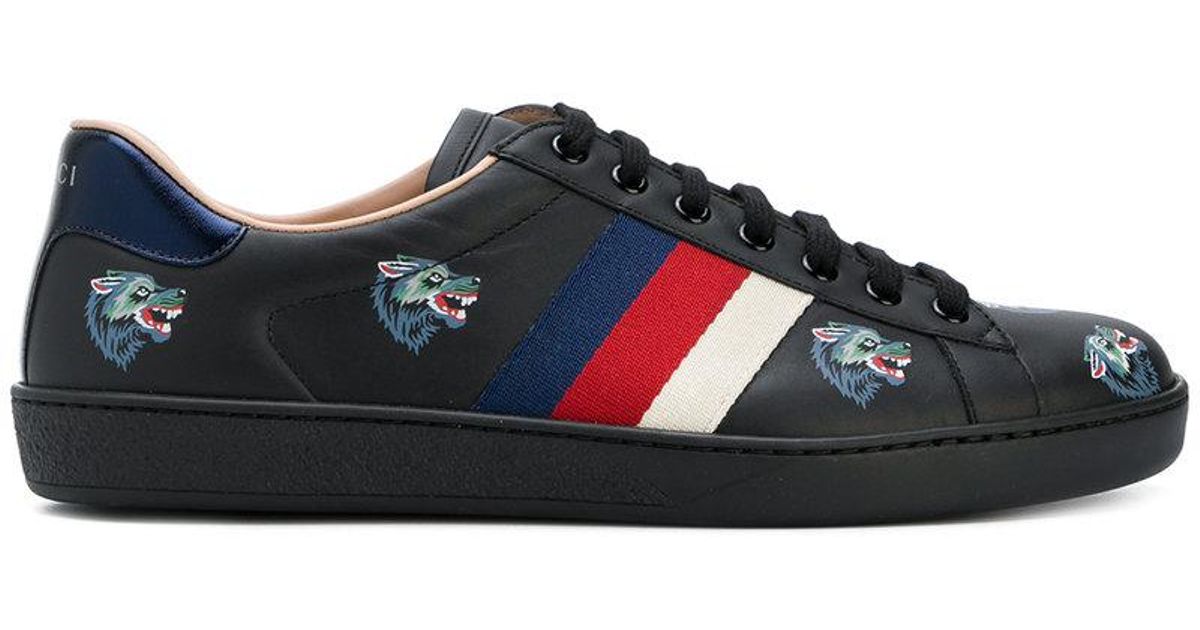 gucci wolf trainers