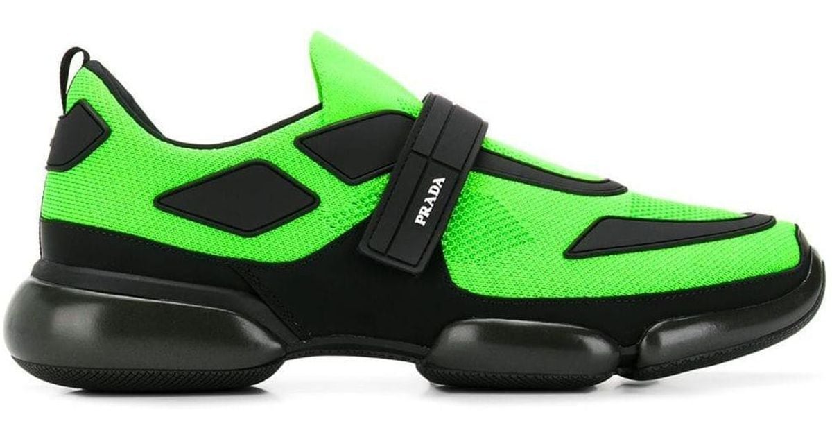 Prada Cloudbust Sneakers in Green for Men Lyst Canada