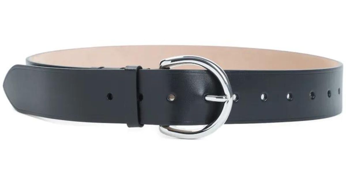 Phoebe Philo Black Leather Belts