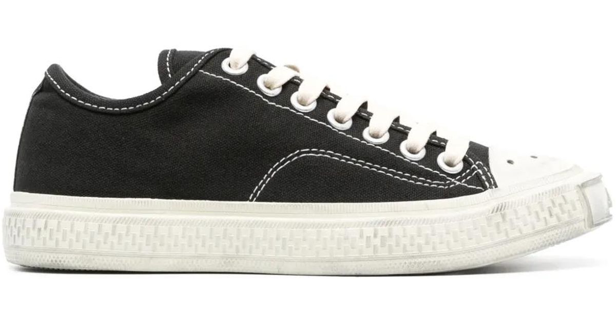 Acne Studios Ballstar Tag ダメージ スニーカー ブラック | Lyst