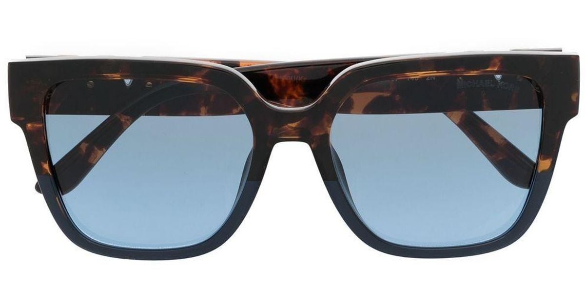 Michael Kors Karlie Square-frame Sunglasses in Brown | Lyst UK