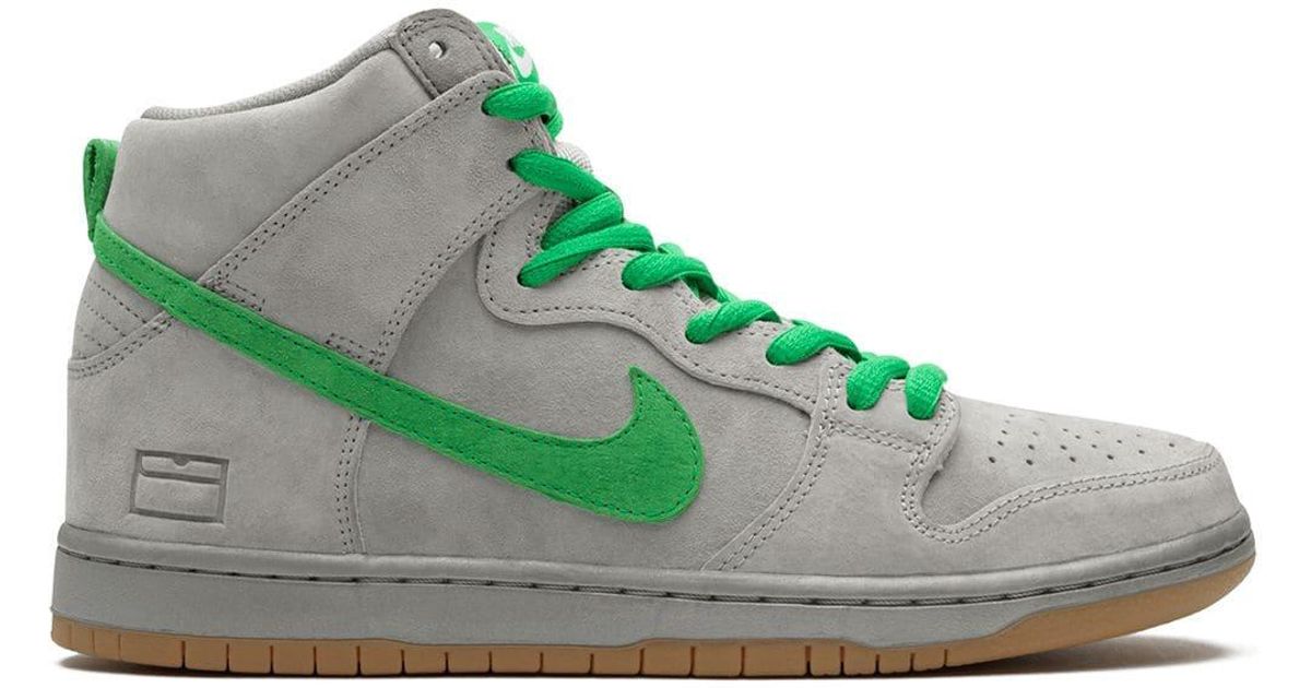 Nike Dunk SB High Dames Zilver