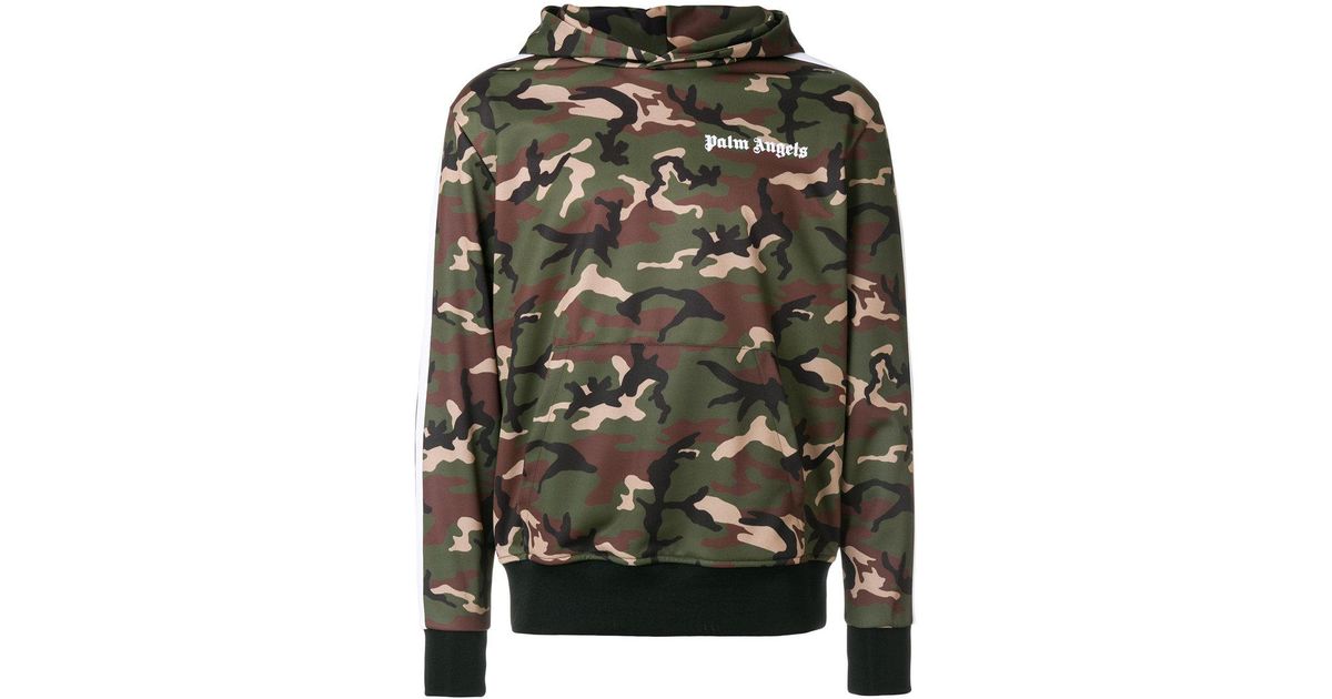 palm angels camo hoodie