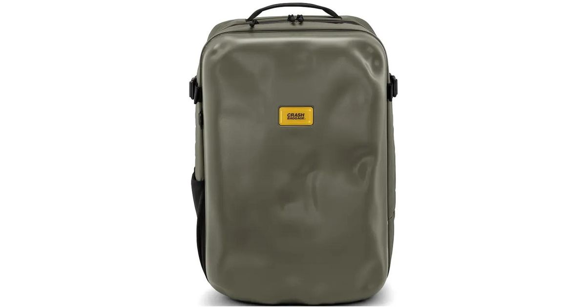 Crash Baggage Iconic Hard-Shell Backpack in Green | Lyst