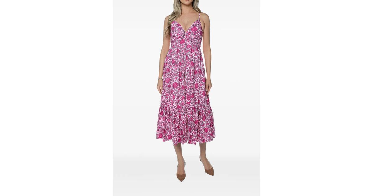 michael kors pink floral dress Hand-Embroidered Sequin Floral Lace Shift Dress in BLUSH - Sale
