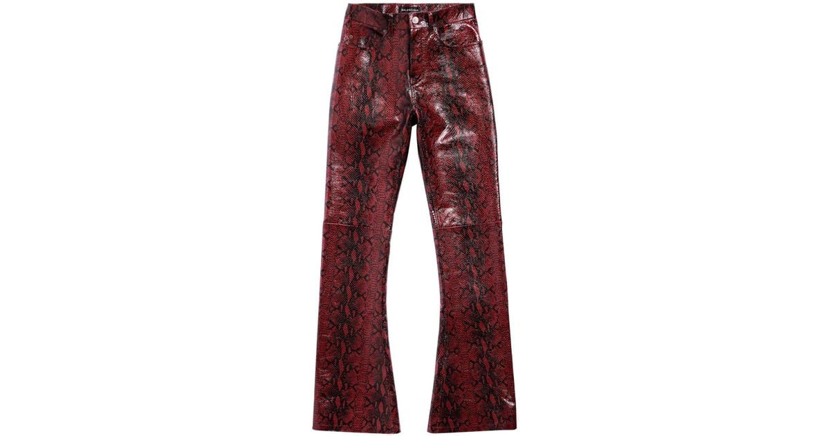 Balenciaga store red pants