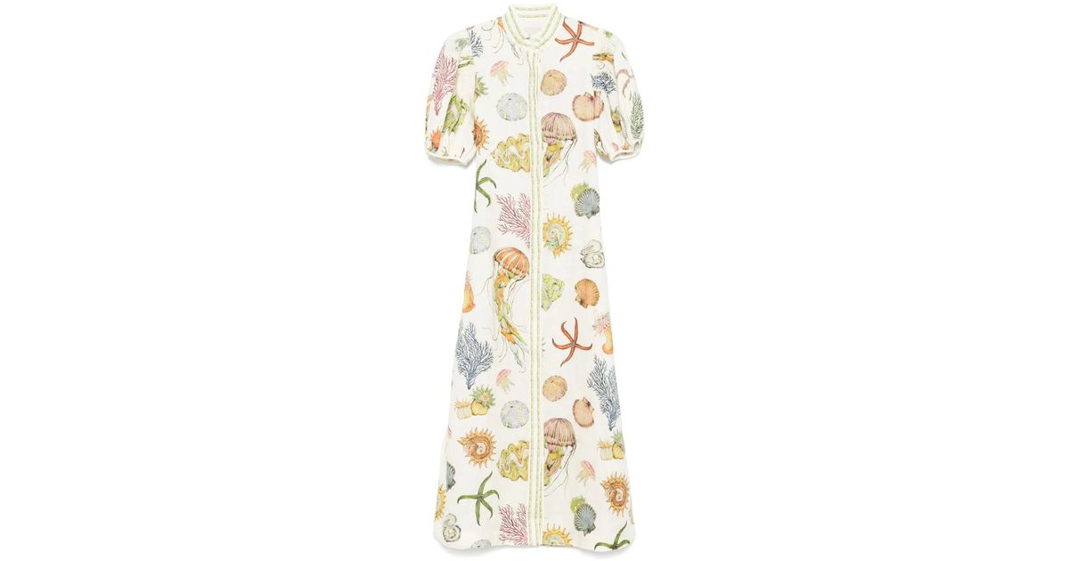 alemais sea shirt dress Sea Shirtdress in Cream (TS)