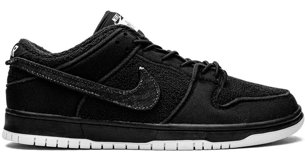 Nike Leather Dunk Low Sneakers in Black for Men Lyst UK