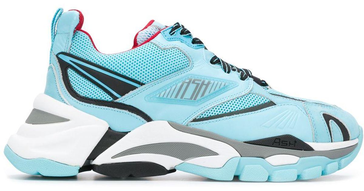 chunky mesh sneakers