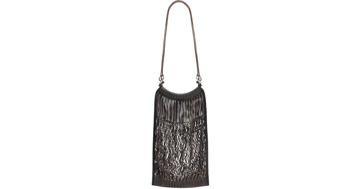 Lemaire X Filt Medium Net Shoulder Bag in White | Lyst