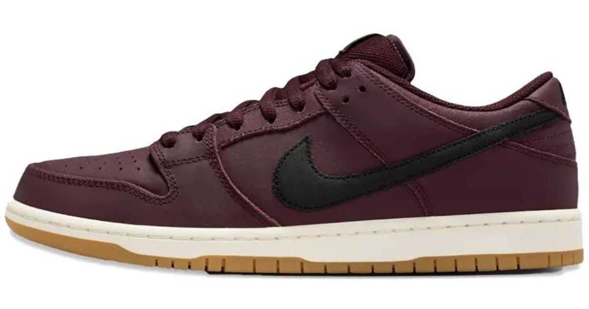 Rustic Leather Dunks Nike Sb Dunk Low Pro Leather Sneakers in Brown for Men | Lyst