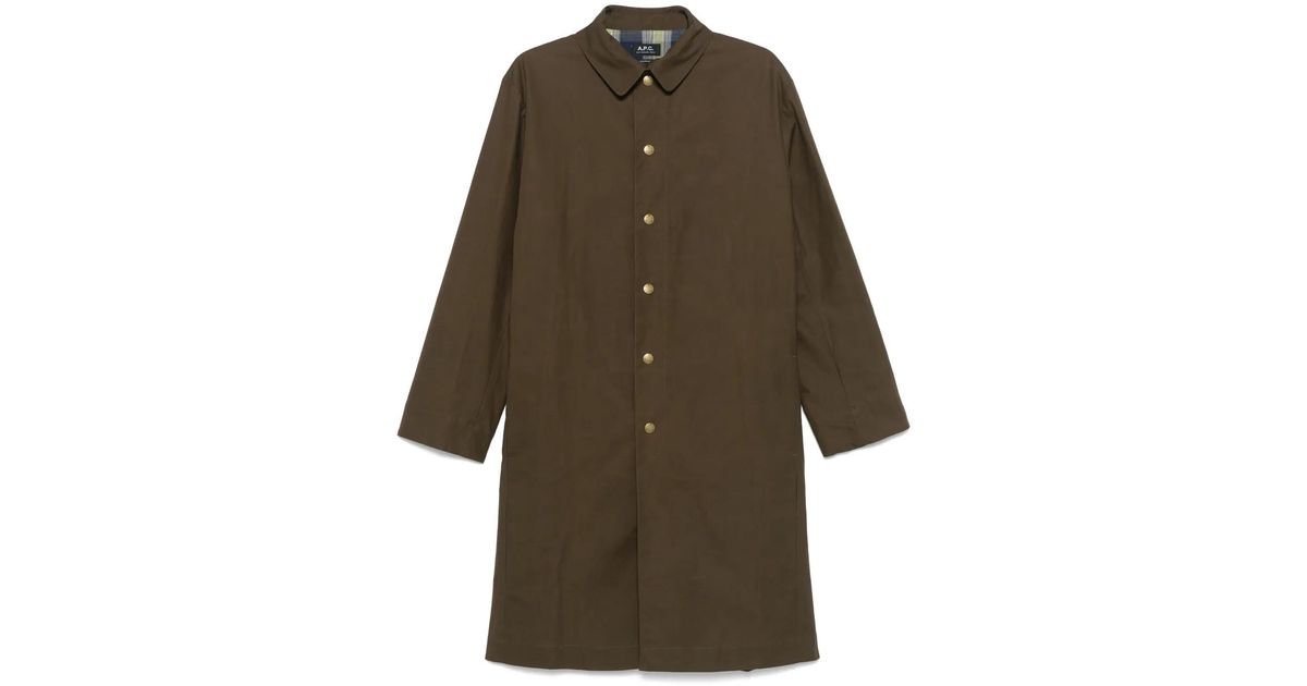 メンズ A.P.C. Arthur コート ブラウン | Lyst