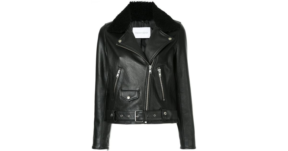 nobody denim leather jacket