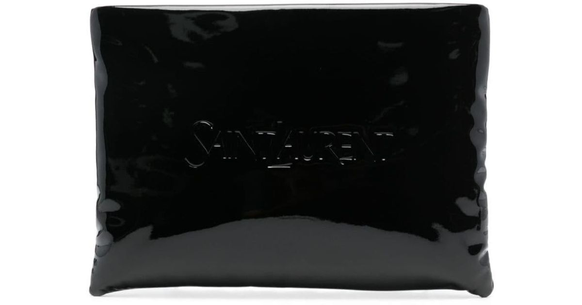 Saint Laurent large Puffy Pouch clutch bag - Black