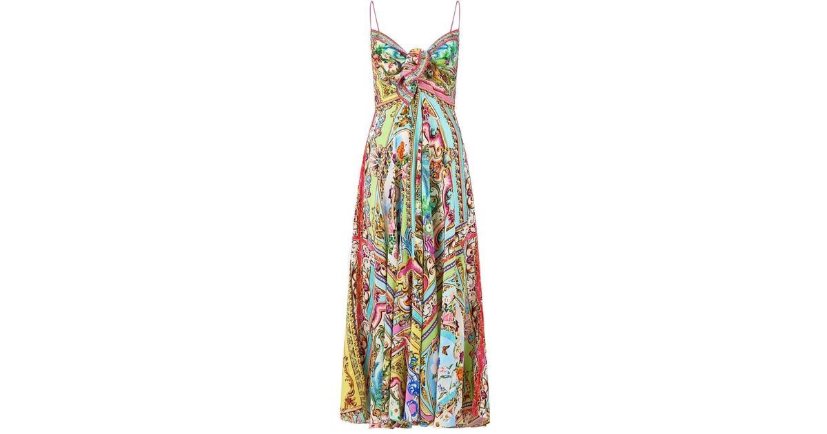 CAMILLA Robe Spirit Of Santa Maria À Design Noué in White | Lyst Canada