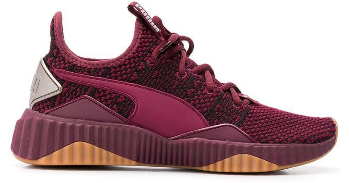 puma training defy rouge