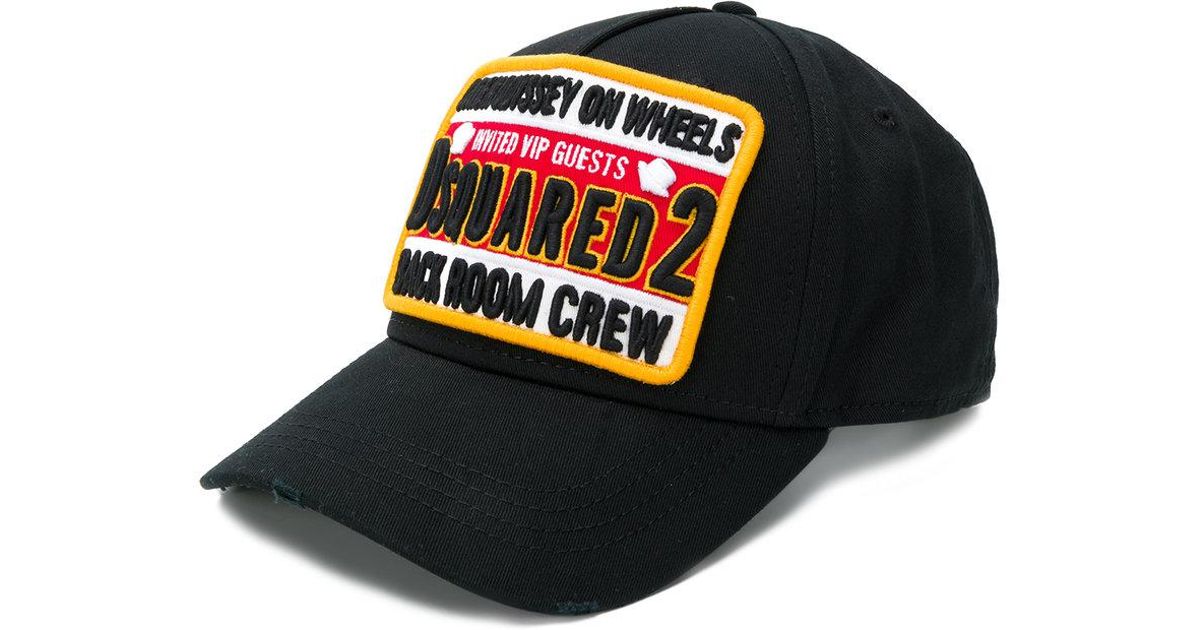 dsquared2 backroom crew cap