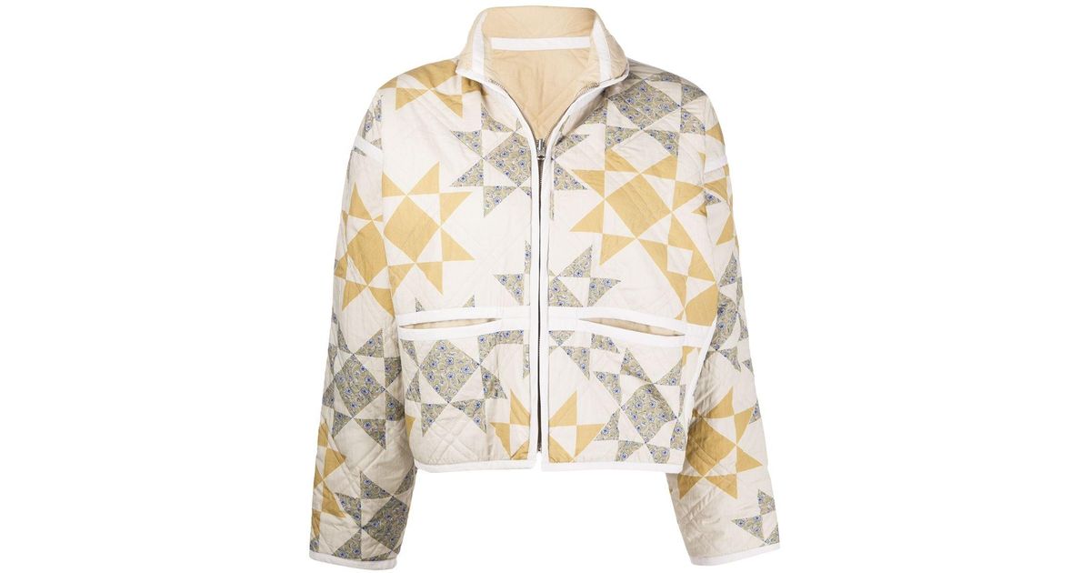 Étoile Isabel Marant Cotton Sazzle Patchwork Quilted Jacket | Lyst