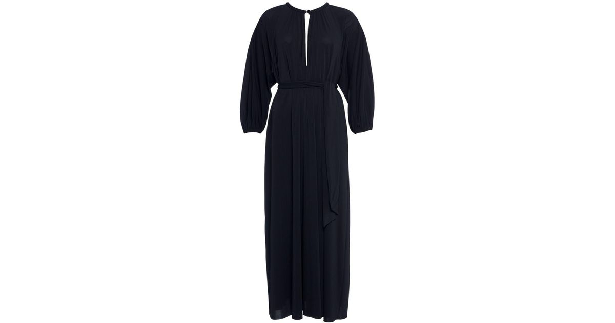 Eres Adela Belted Maxi Dress in Blue Lyst