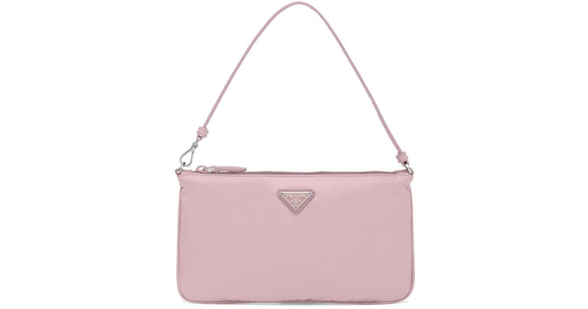 Prada Mini-Tasche aus Re-Nylon in Pink | Lyst DE