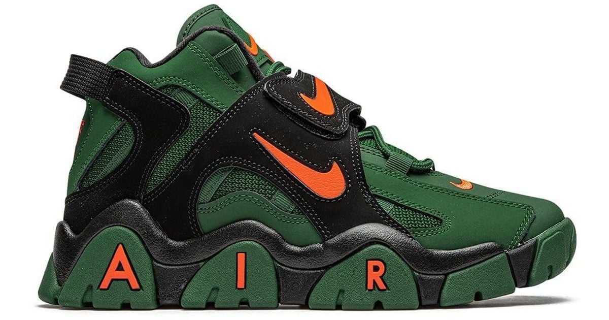 Nike Air Barrage Mid-top Sneakers in Green for Men | Lyst Australia