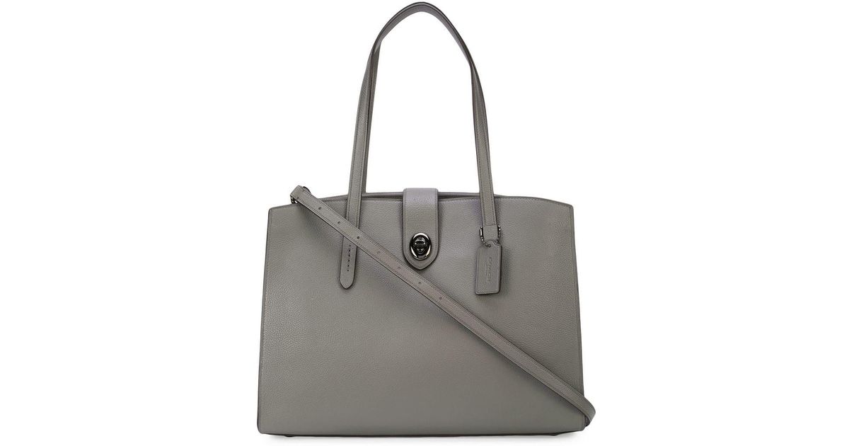 coach turnlock charlie carryall