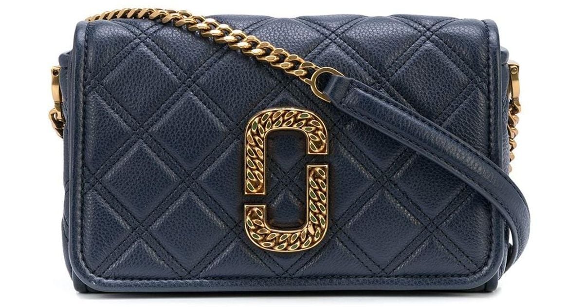 Marc Jacobs The Status Flap Crossbody Bag in Blue Lyst