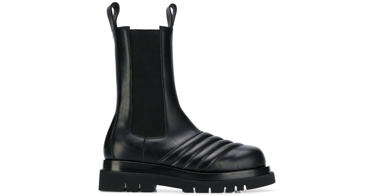bottega veneta mid calf boots