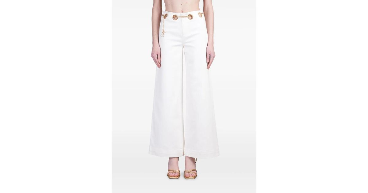 【送料&関税込】Cult Gaia Sydney Pants In White Cotton KAI PANT - OFF WHITE MULTI – CULT GAIA