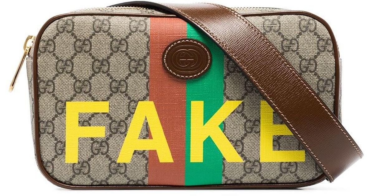 Gucci Fake/no Belt Bag in Brown for Men | Lyst