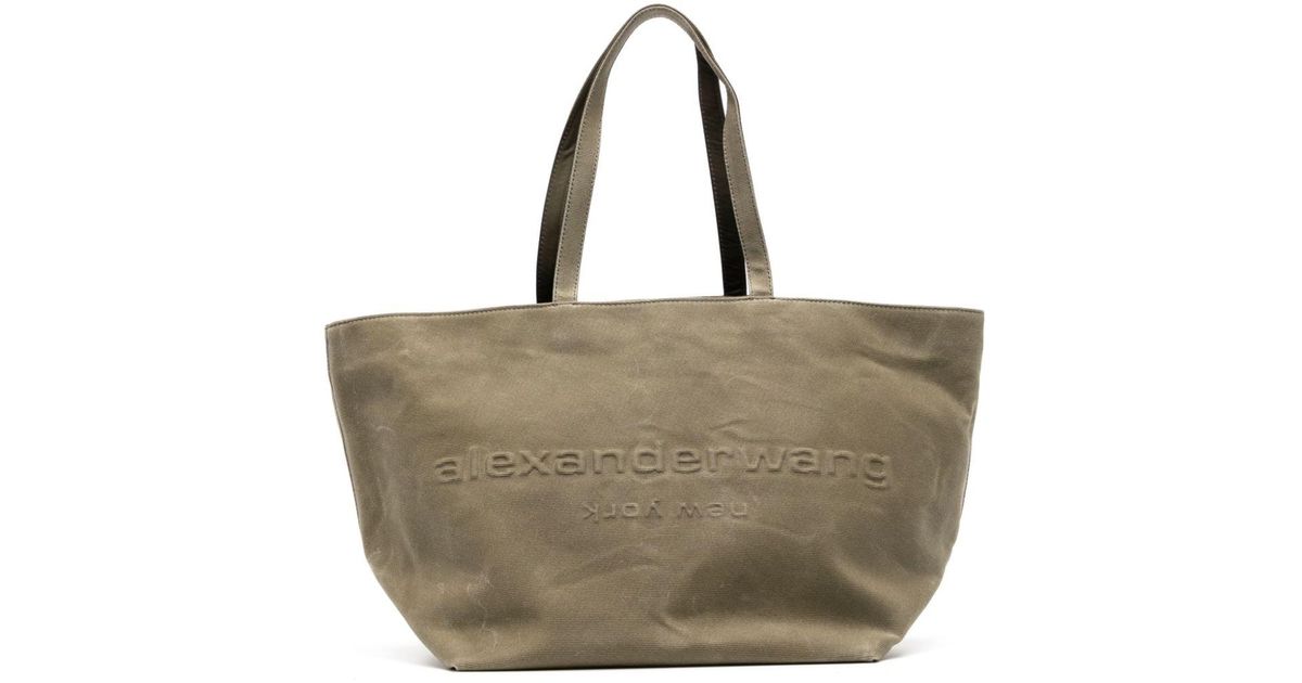 トートバッグ Punch Shopper Bag - Alexander Wang - Leather - Beige Alexander Wang Punch Shopper Bag - Leather - Beige Tote Bag