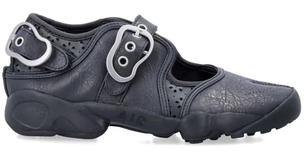Nike Air Rift Buckle-Fastening Sneakers in Blue | Lyst UK