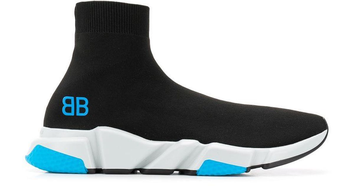 Balenciaga Synthetic Speed Sneakers in Black for Men - Lyst
