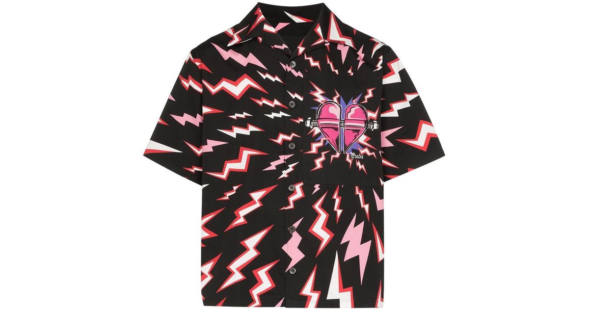 prada lightning bolt shirt